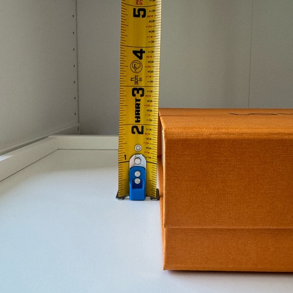 New ⭐️Louis Vuitton⭐️ Storage Gift Orange Box with Ribbon 12”x8”x2.5” - Picture 4 of 5